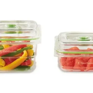 Offerta Lampo FoodSaver FFC015X-01 recipiente per cibo Rettangolare Scatola 1,2 L Trasparente 2 pz