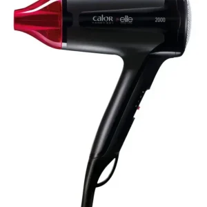 Rowenta CV1612 Handy Dry, Asciugacapelli, 2 impostazioni di temperatura, getto d’aria fretta, concentratore sottile, Nero e Rosa Soddisfatti O Rimborsati