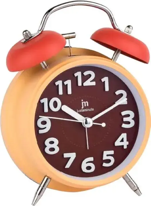 Lowell Justaminute JA7060-Y orologio da tavolo Orologio da tavolo in quarzo Rotondo Marrone, Arancione Popolare