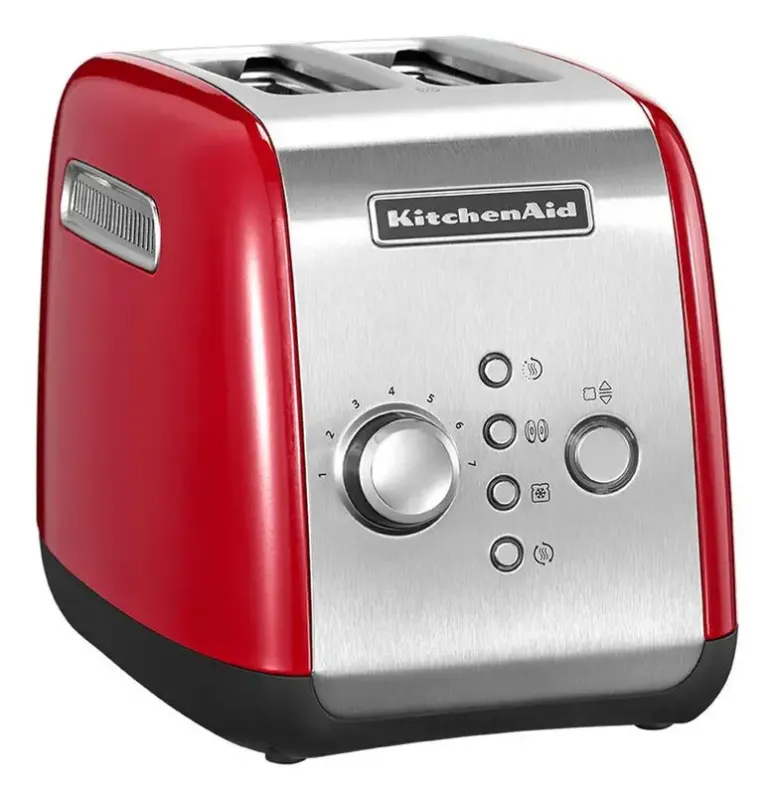 KitchenAid 5KMT221 2 fetta/e 1100 W Rosso, Acciaio inossidabile Esclusivo