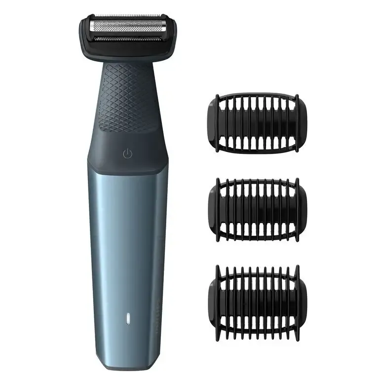 Nuovo Arrivo Philips BODYGROOM Series 3000 Rasoio delicato Bodygroom utilizzabile sotto la doccia