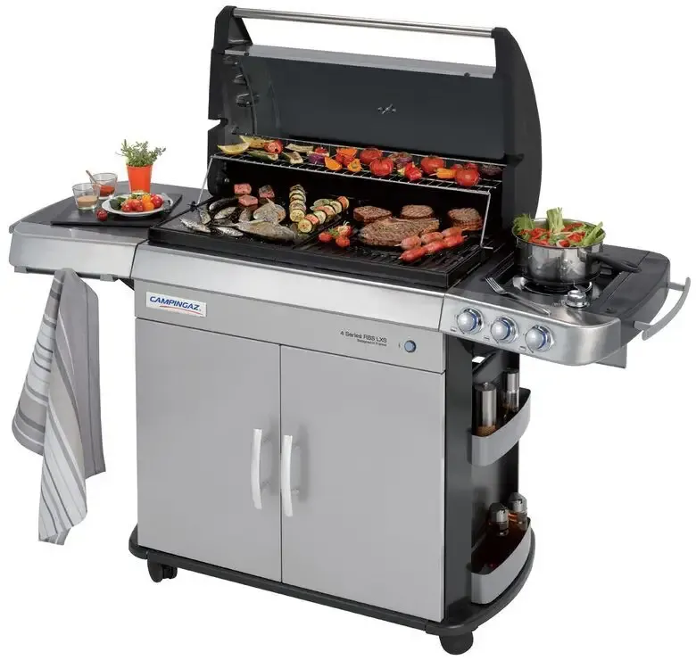 Campingaz 4 Series RBS LXS Barbecue Zona cottura Gas Nero, Grigio 12400 W Spedizione Espresso