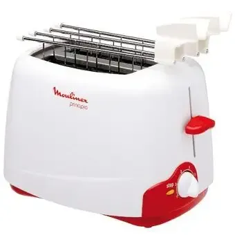 Nuova Collezione Moulinex TT1200 tostapane 2 fetta/e 550 W Rosso, Bianco