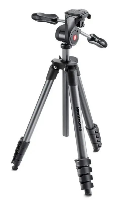 Vendita Finale Manfrotto MKCOMPACTADV-BK treppiede Fotocamere digitali/film 3 gamba/gambe Nero
