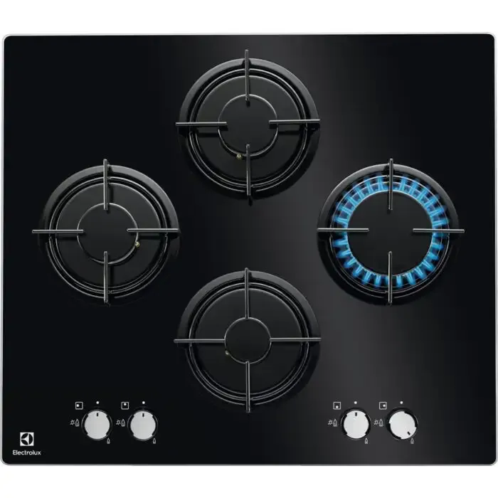 Electrolux EGG6445K piano cottura Nero Da incasso Gas 4 Fornello(i) Più Venduto