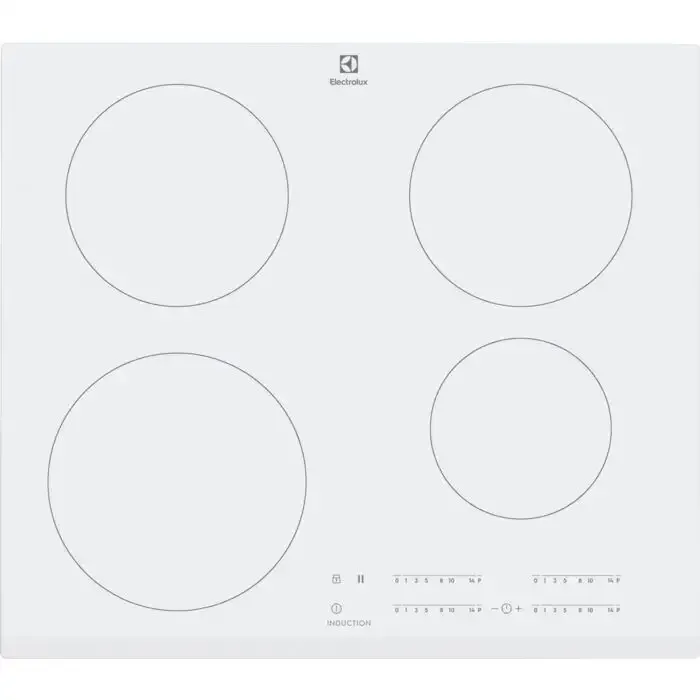 Reso Gratuito Electrolux LIT60443BW piano cottura Bianco Da incasso Piano cottura a induzione 4 Fornello(i)
