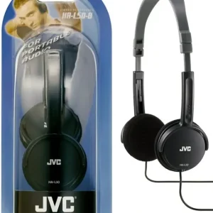 Nuovo Arrivo JVC HA-L50-B cuffia e auricolare Cablato Cuffie A Padiglione MUSICA Nero