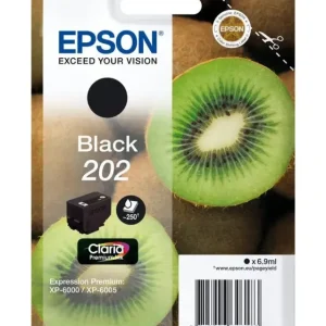 Epson Kiwi Singlepack Black 202 Claria Premium Ink Popolare