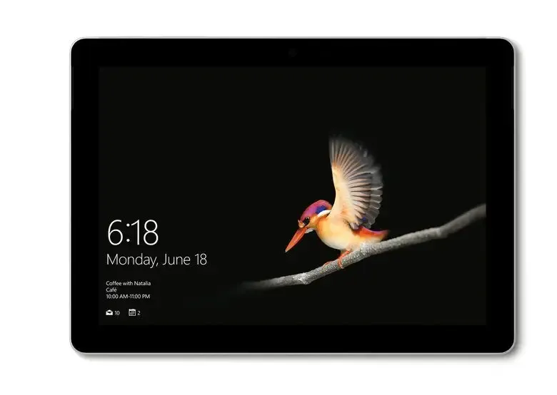 Must-Have Microsoft Surface Go 64 GB 25,4 cm (10") Intel® Pentium® 4 GB Wi-Fi 5 (802.11ac) Windows 10 S Argento