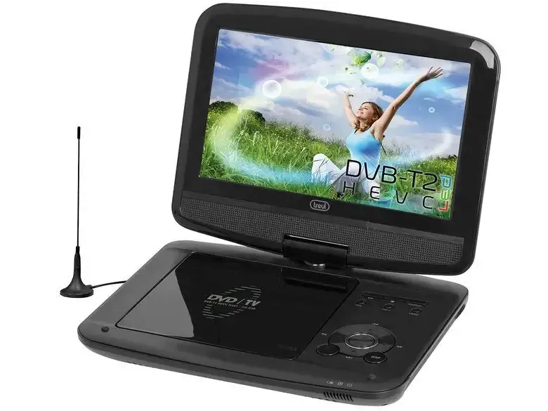 Trevi DVBX 1418 HE Lettore DVD portatile Convertibile 22,9 cm (9") 800 x 480 Pixel Nero Scelto Dai Clienti