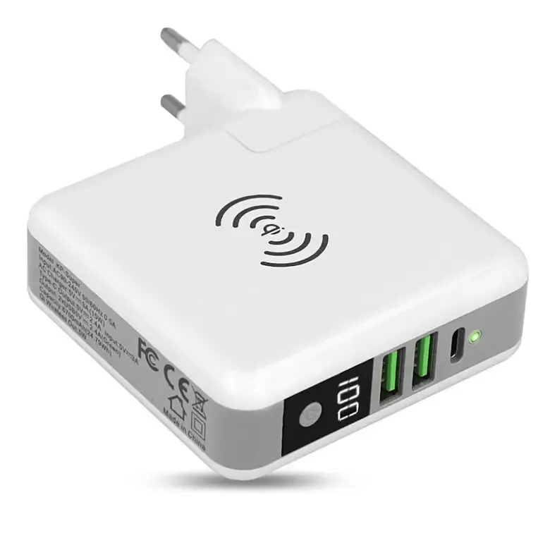 Area TC3IN1W batteria portatile Ioni di Litio 6700 mAh Carica wireless Bianco Offerta Lampo