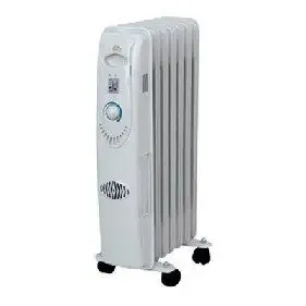 DCG Eltronic RA2807 stufetta elettrica Nero, Bianco 1500 W Radiatore Soddisfatti O Rimborsati