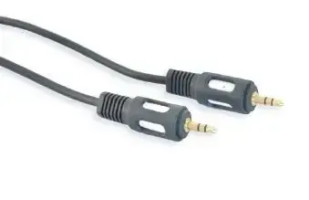 nuovaVideosuono 3.5mm 1.5m M-M cavo audio 1,5 m Nero Quantità Limitata