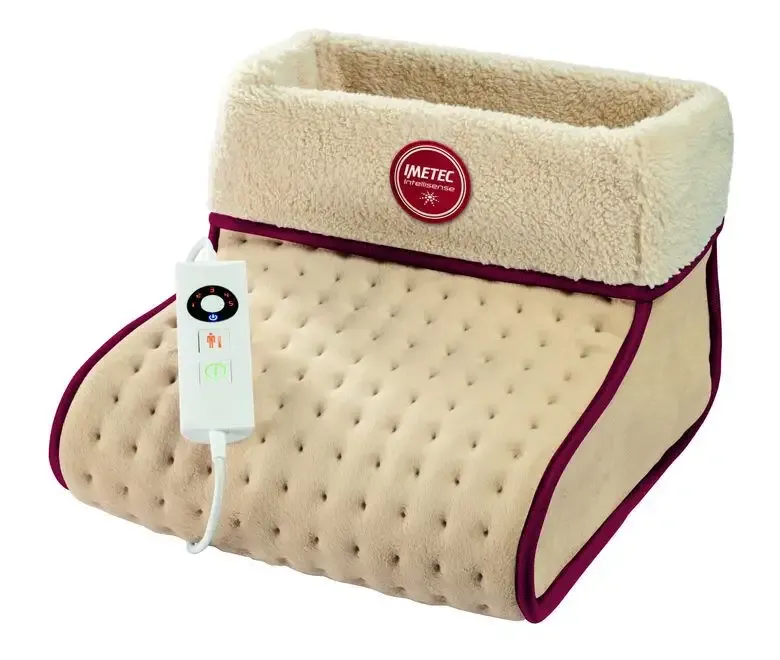 Imetec FW-01 Intellisense scaldapiedi elettrico 20 W Beige, Bordeaux, Bianco Reso Gratuito