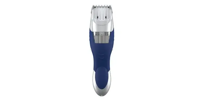 Panasonic ER-GB40, Regolabarba e tagliacapelli, Pettine accessorio, Wet&Dry, Silver/Blu Esclusivo