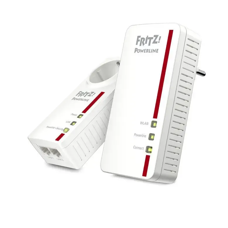 FRITZ! Powerline 1260E WLAN Set 1200 Mbit/s Collegamento ethernet LAN Wi-Fi Bianco 2 pz Direttamente Dal Produttore
