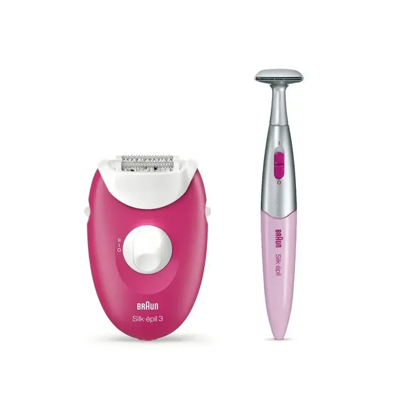Braun Silk-épil 3 -420, Epilatore Elettrico Donna Per La Rimozione Duratura Dei Peli - Bianco/Rosa Consegna Rapida