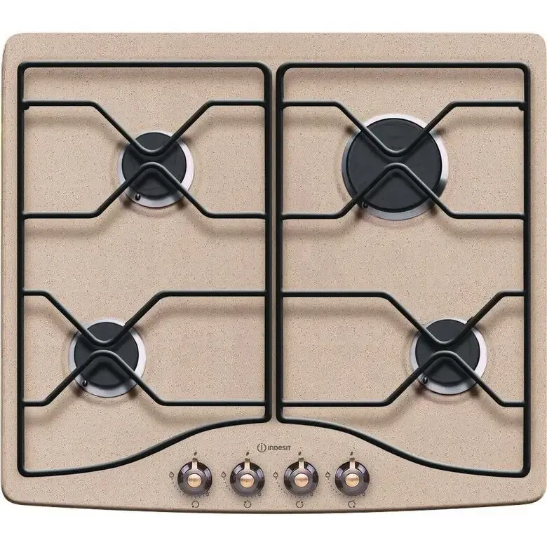 Più Venduto Indesit PN 642 /I (AV) Avena Da incasso 59 cm Gas 4 Fornello(i)
