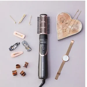 Remington AS8606 Spazzola ad aria calda Caldo Nero, Rose Gold 800 W Scelto Dai Clienti