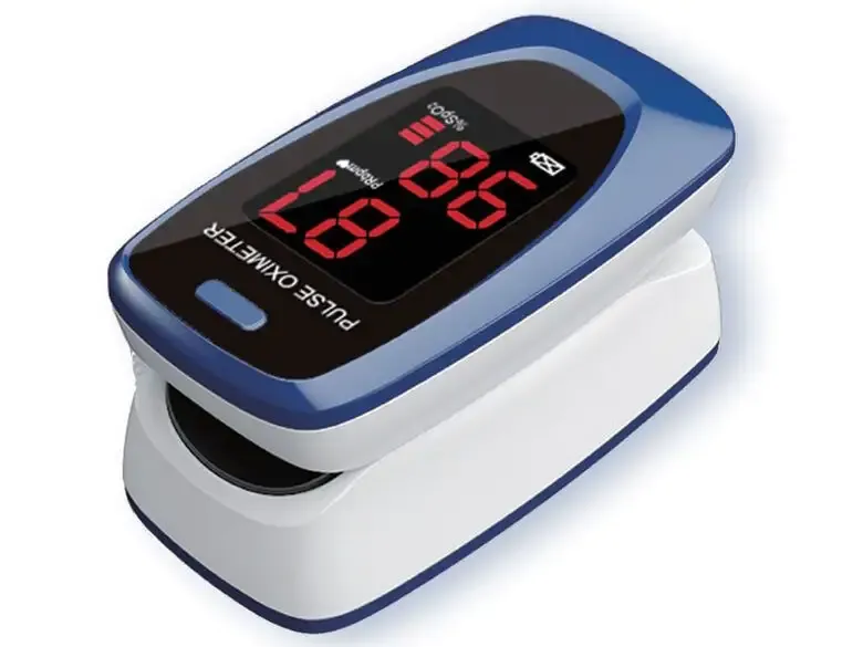 GIMA OXY-2 pulsossimetro Blu, Bianco Reso Gratuito