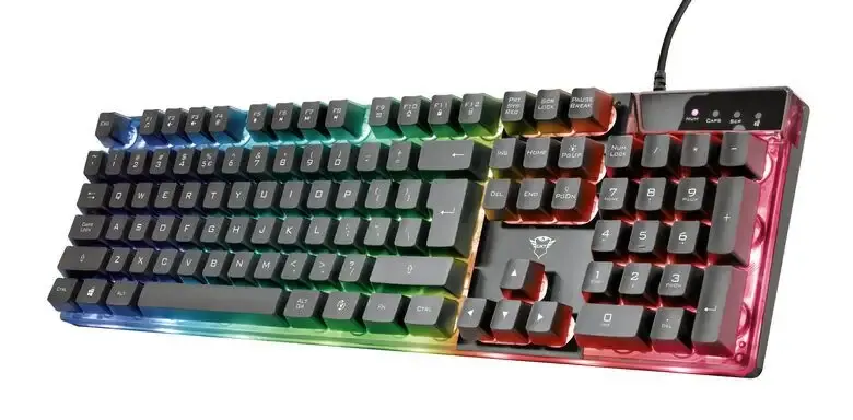 Subito Disponibile Trust GXT 835 Azor tastiera USB QWERTY Italiano Nero