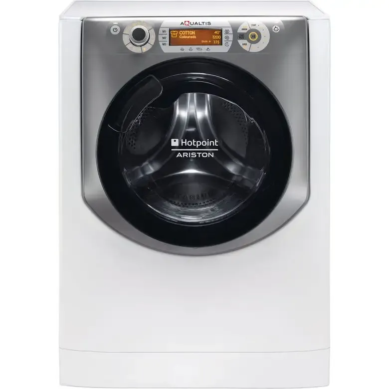 Hotpoint AQSD723 EU/A N lavatrice Caricamento frontale 7 kg 1200 Giri/min D Argento, Bianco Affare