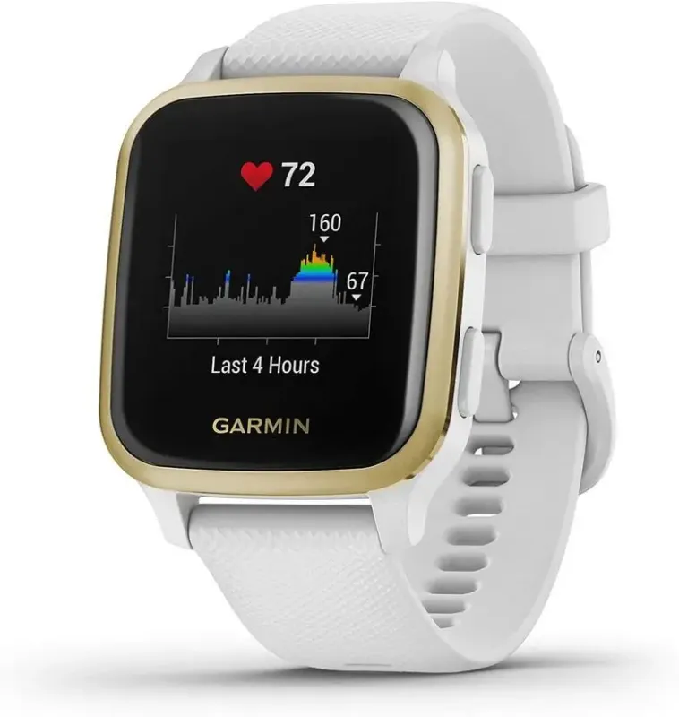 Prezzo Scontato Garmin Venu SQ 3,3 cm (1.3") LCD 40 mm Digitale 240 x 240 Pixel Touch screen Oro, Bianco GPS (satellitare)