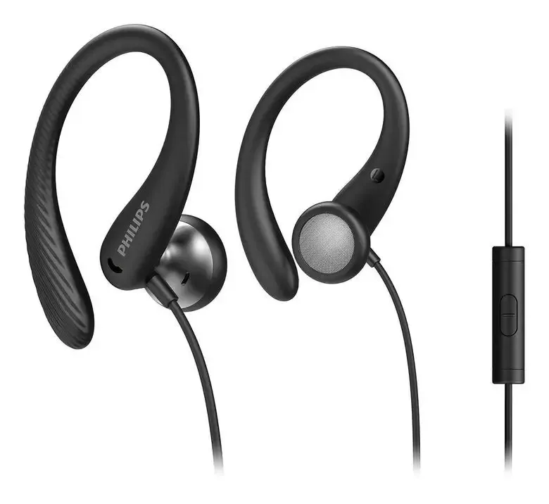 Philips TAA1105BK/00 cuffia e auricolare Cablato A clip, In-ear Sport Nero Spedizione Espresso