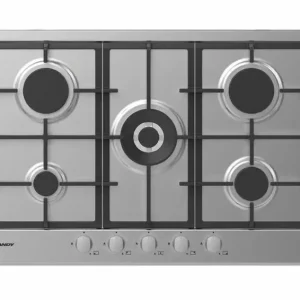 Consegna Rapida Candy Timeless CHG74WX Acciaio inossidabile Da incasso 74.5 cm Gas 5 Fornello(i)
