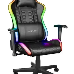 Trust GXT 716 Rizza Sedia per gaming universale Nero Prezzo Conveniente