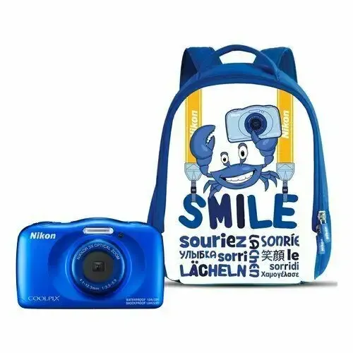 Nikon COOLPIX W150 Kit 1/3.1" Fotocamera compatta 13,2 MP CMOS 4160 x 3120 Pixel Blu Di Tendenza