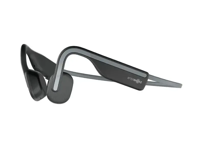 SHOKZ OpenMove Auricolare Wireless A clip, Passanuca Musica e Chiamate USB tipo-C Bluetooth Grigio Ultima Occasione
