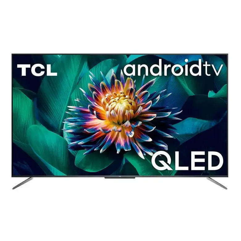 TCL 50C715 50 pollici QLED TV, 4K Ultra HD, Smart TV con sistema Android 9.0 (HDR 10+, Micro dimming, Dolby Vision-Atmos), Controllo Vocale Hands-Free, Design ultra sottile in alluminio e se Must-Have
