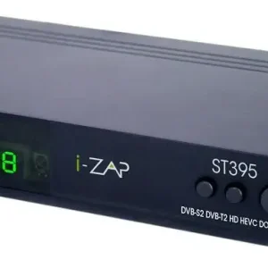 i-ZAP T395 Terrestre HD Nero Reso Gratuito