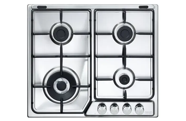 De’Longhi IF 46 ASDV SP N piano cottura Acciaio inossidabile Da incasso 58 cm Gas 4 Fornello(i) Non Perdere