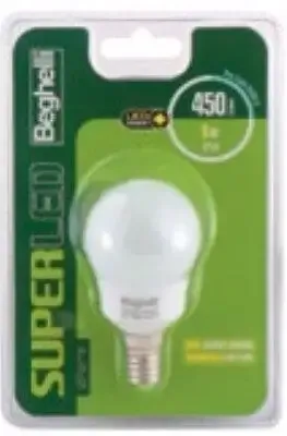 Beghelli Super LED lampada LED 7 W E14 Subito Disponibile