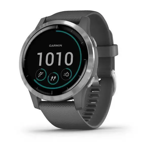 Garmin vívoactive 4 3,3 cm (1.3") MIP 45 mm Digitale 260 x 260 Pixel Touch screen Argento Wi-Fi GPS (satellitare) Professionale