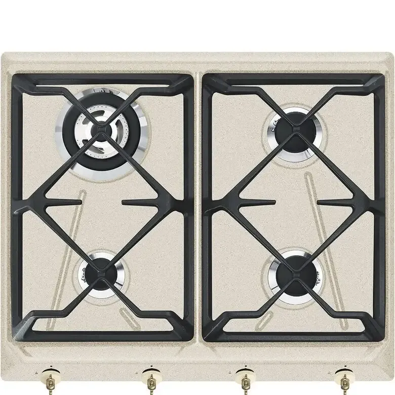Smeg SRV864AVOGH2 piano cottura Avena Da incasso Gas 4 Fornello(i) Popolare