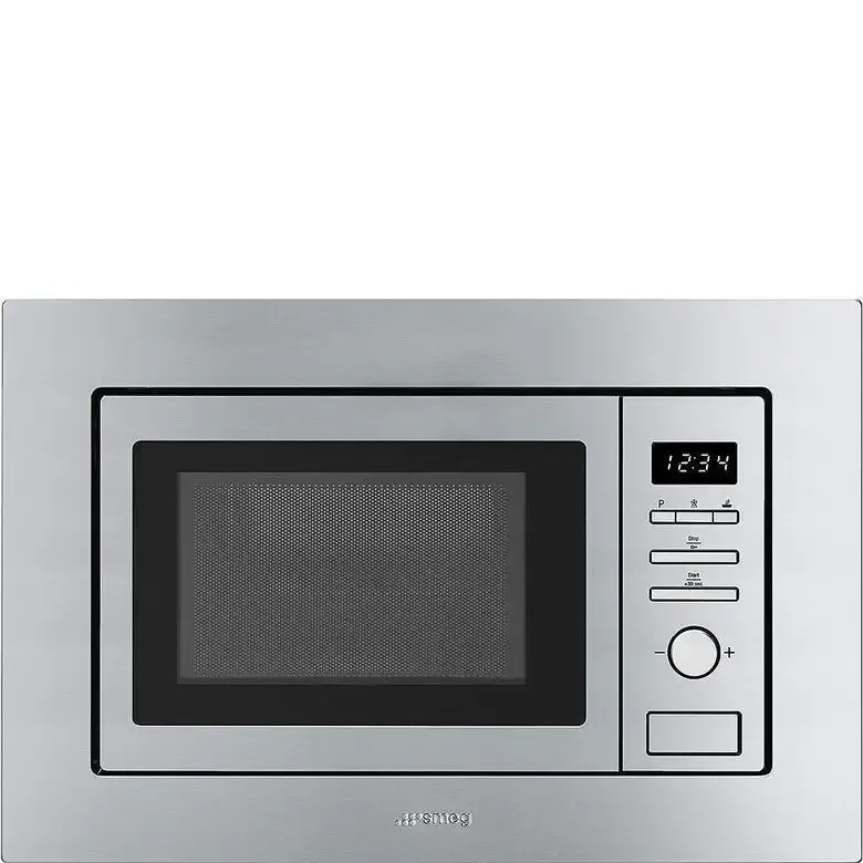 Consegna Rapida Smeg FMI020X Forno a Microonde Da incasso Microonde con grill 20 L 800 W Acciaio inossidabile