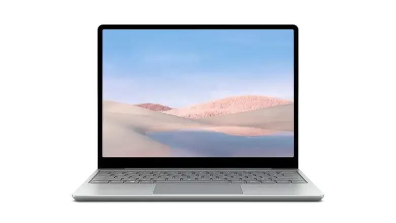 Microsoft Surface Laptop Go Intel® Core™ i5 i5-1035G1 Computer portatile 31,6 cm (12.4") Touch screen 8 GB LPDDR4x-SDRAM 128 GB SSD Wi-Fi 6 (802.11ax) Windows 10 Home in S mode Platino Prezzo Ridotto