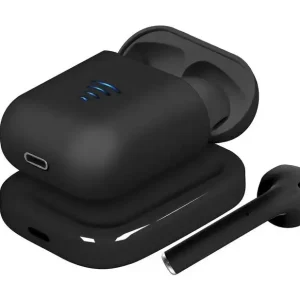 Offerta Limitata Area Stone C100+ - Auricolari a capsula con custodia di ricarica + Base di ricarica wireless, Nero
