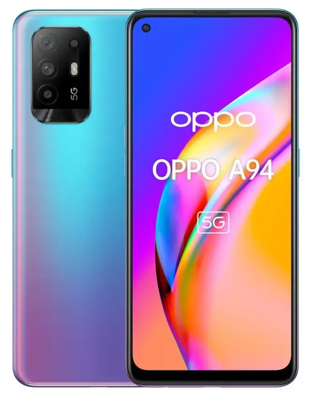 Compra Oggi Stesso OPPO A94 5G A94 Smartphone 5G, 173g, Display 6.43" FHD+ AMOLED, 4 Fotocamere 48MP, RAM 8GB ESPANDIBILE FINO A 13GB+ROM 128GB, Batteria 4310mAh, Ricarica VOOC 30W, Dual Sim, [Versione Italian