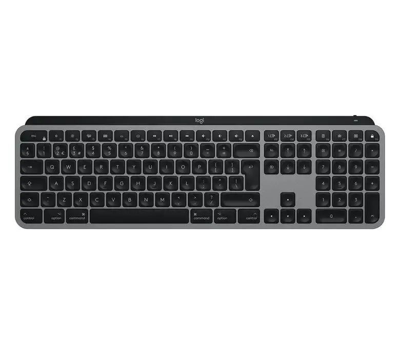 Logitech MX Keys for Mac tastiera RF senza fili + Bluetooth QWERTY Italiano Alluminio, Nero Consegna Rapida