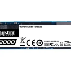 Affare Kingston Technology A2000 M.2 1000 GB PCI Express 3.0 3D NAND NVMe