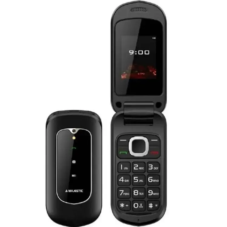 New Majestic Skill 4,5 cm (1.77") 78 g Nero Telefono per anziani Nuovo Arrivo