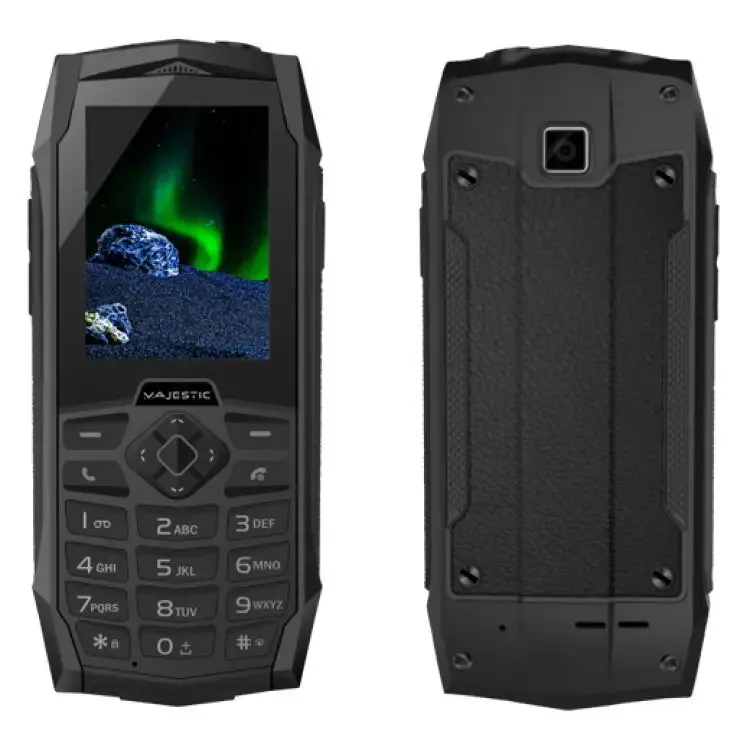 Spedito Oggi New Majestic Tank 6,1 cm (2.4") 156 g Nero Telefono cellulare basico