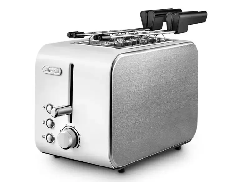 De’Longhi CTX 2203.W tostapane 2 fetta/e 550 W Argento, Bianco Novità