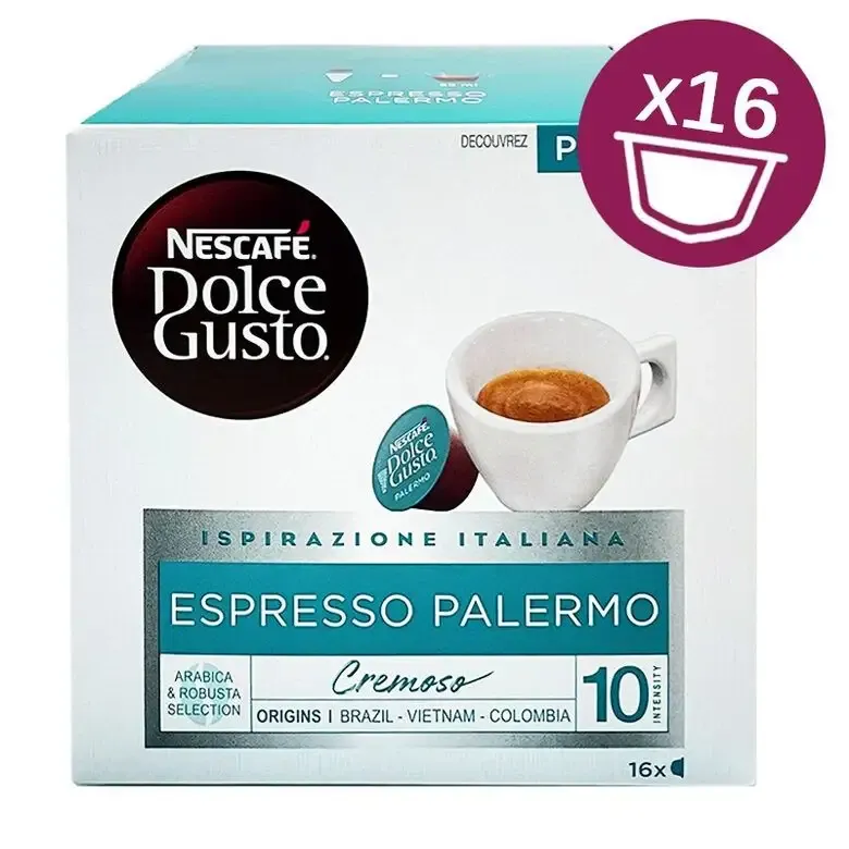 Nescafé Dolce Gusto Espresso Palermo Capsule caffè 16 pz Direttamente Dal Produttore