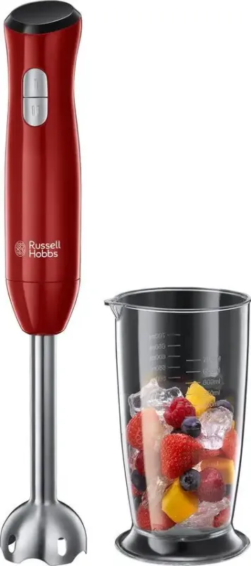 Esclusivo Russell Hobbs Desire 0,7 L Frullatore ad immersione 500 W Rosso, Acciaio inossidabile