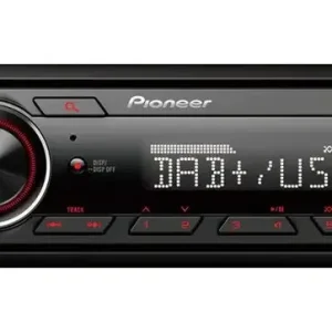 Professionale Pioneer MVH-130DAB Radio per auto multimediale Nero, Rosso 200 W